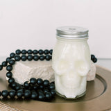 Halloween Skull Candle