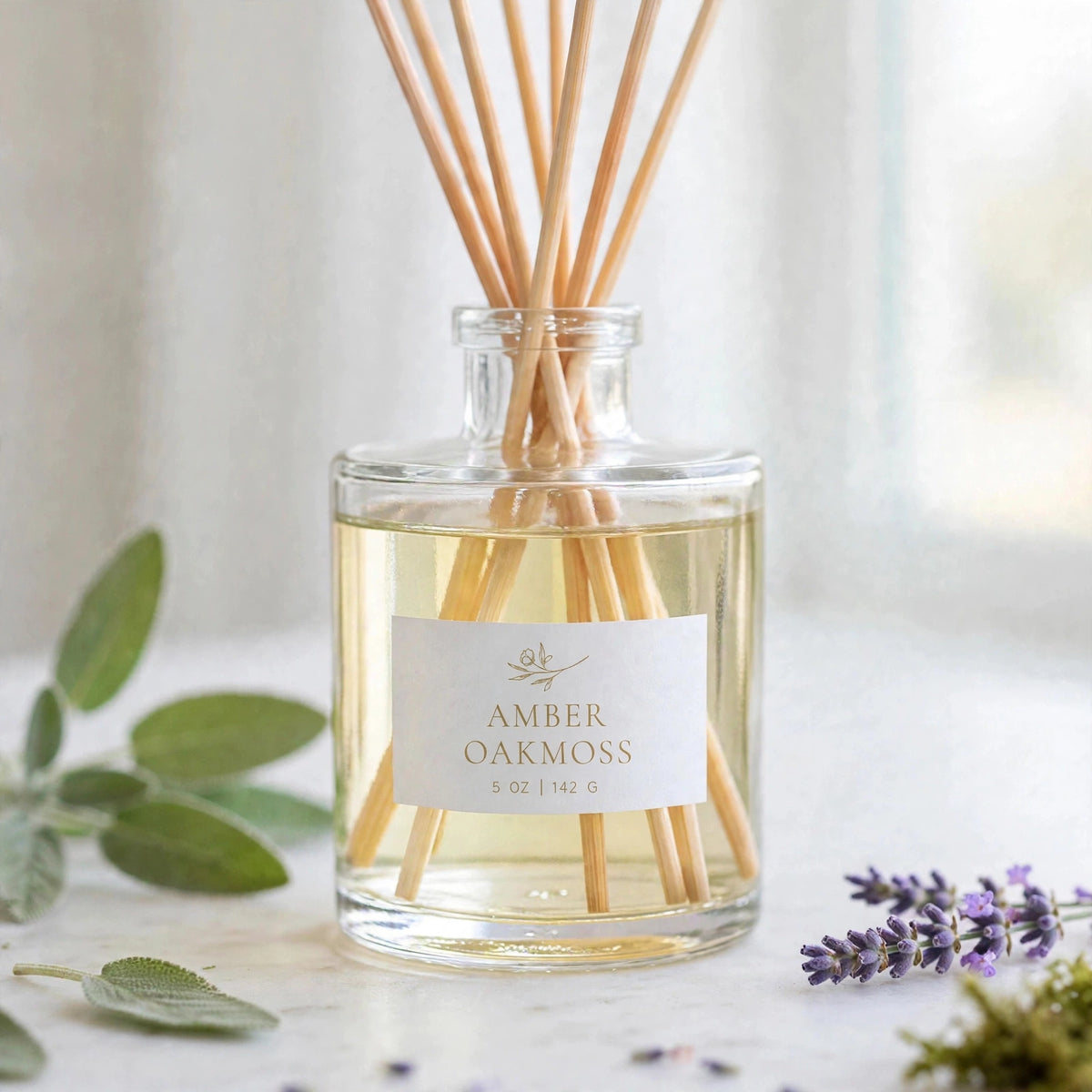 Amber Oakmoss Reed Diffuser