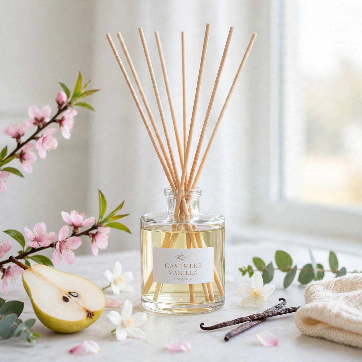 Cashmere Vanilla Reed Diffuser