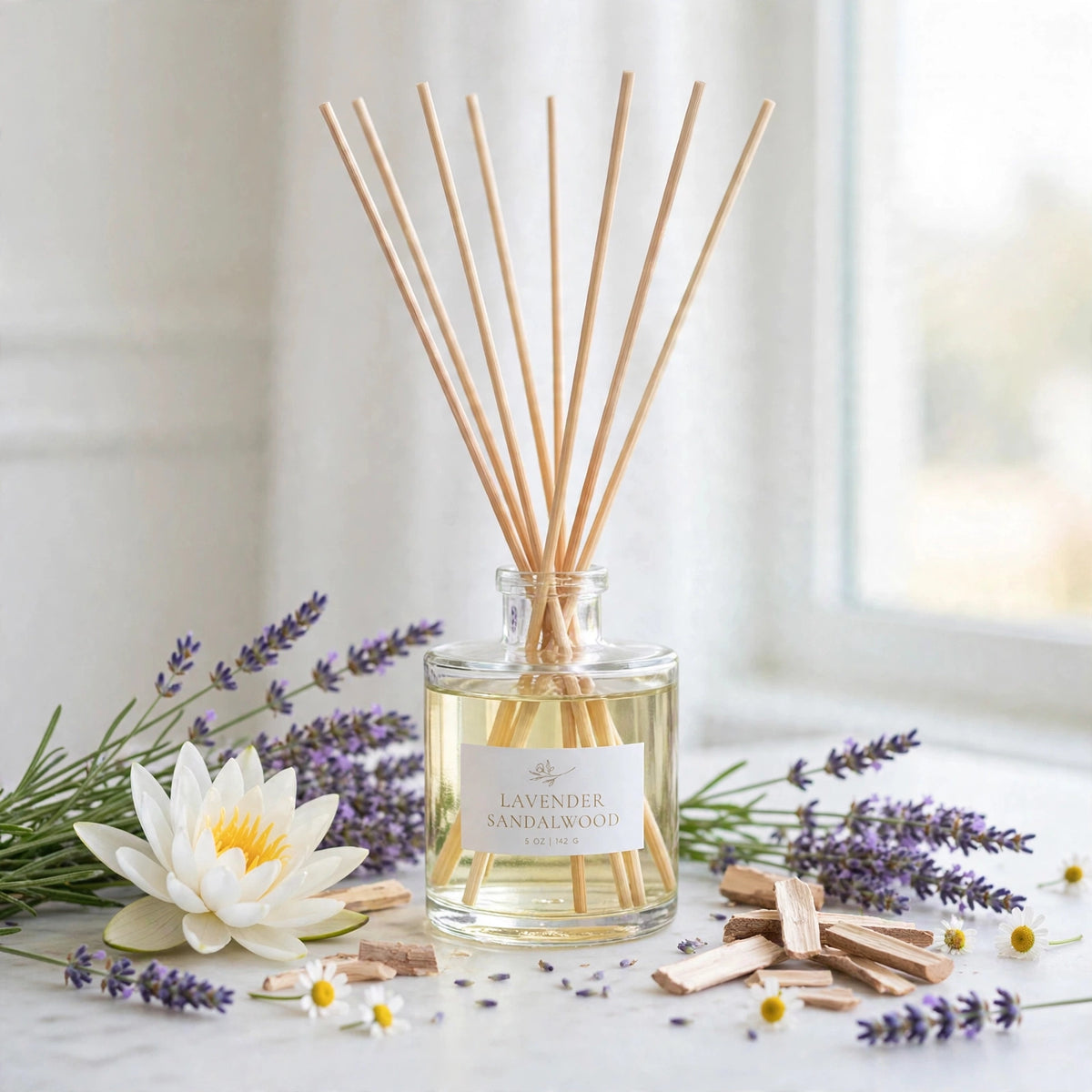 Lavender Sandalwood Reed Diffuser