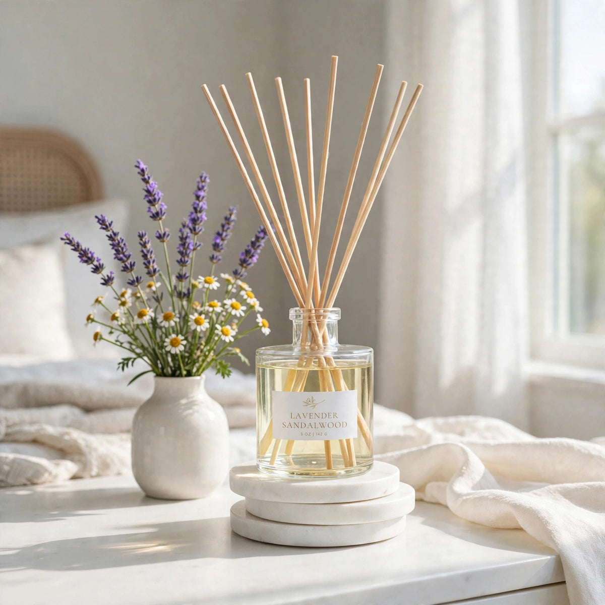 Lavender Sandalwood Reed Diffuser