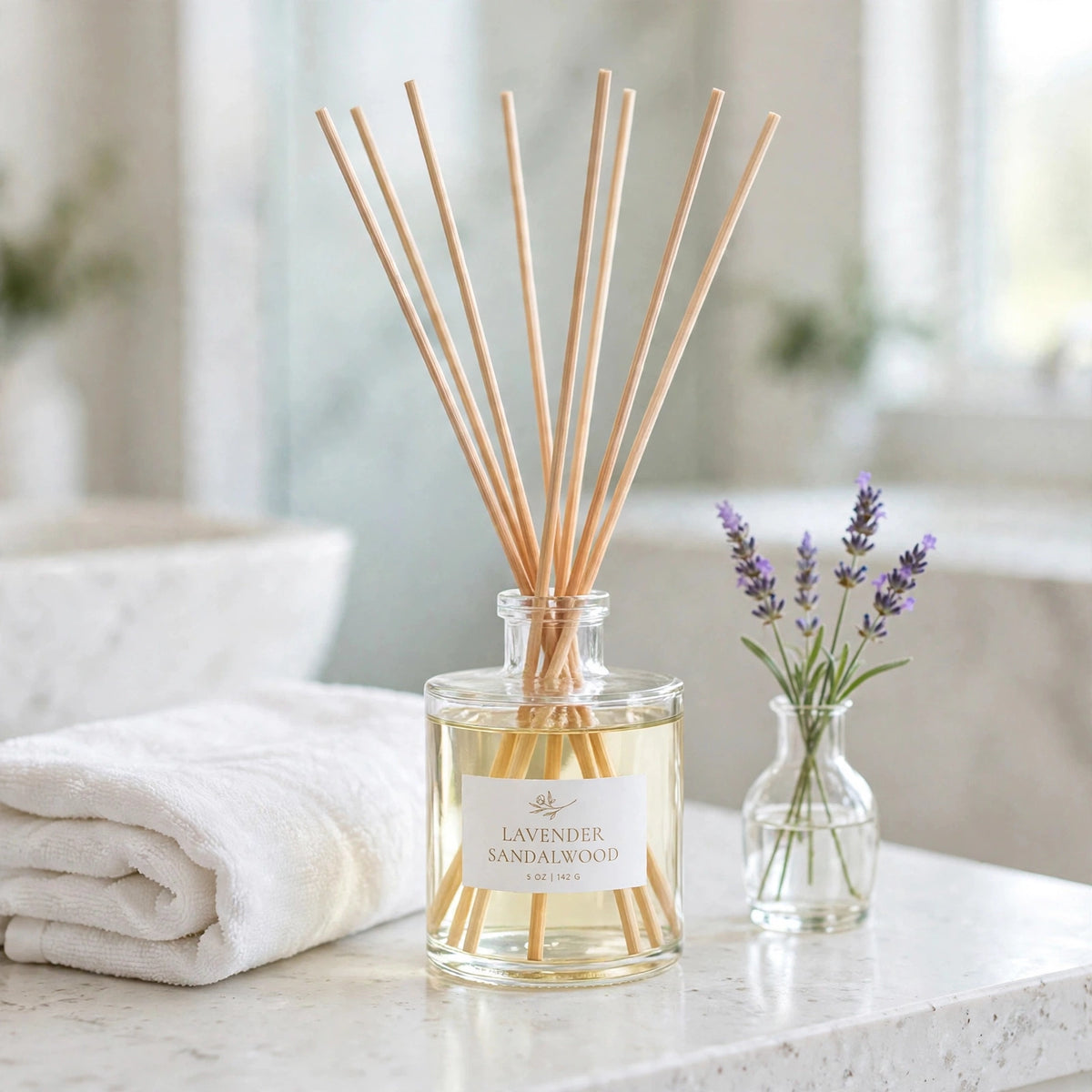Lavender Sandalwood Reed Diffuser