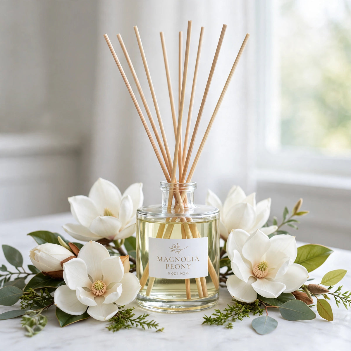 Magnolia Peony Reed Diffuser