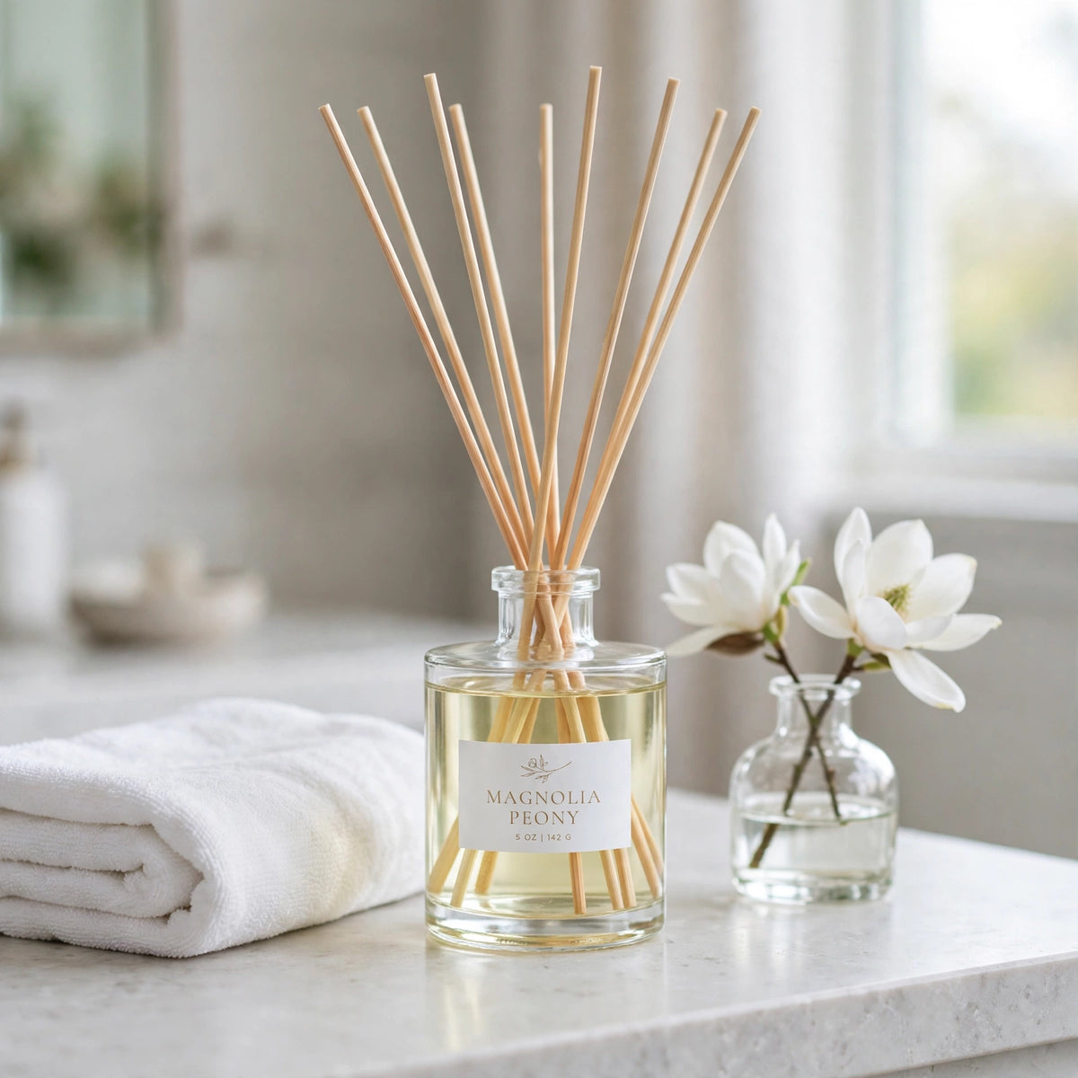 Magnolia Peony Reed Diffuser