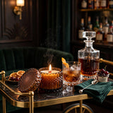 Butterscotch Bourbon Vintage Glass Candle