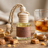 Butterscotch Bourbon car diffuser styled with butterscotch candies