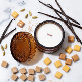 Butterscotch Bourbon Vintage Glass Candle