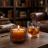 Butterscotch Bourbon Vintage Glass Candle