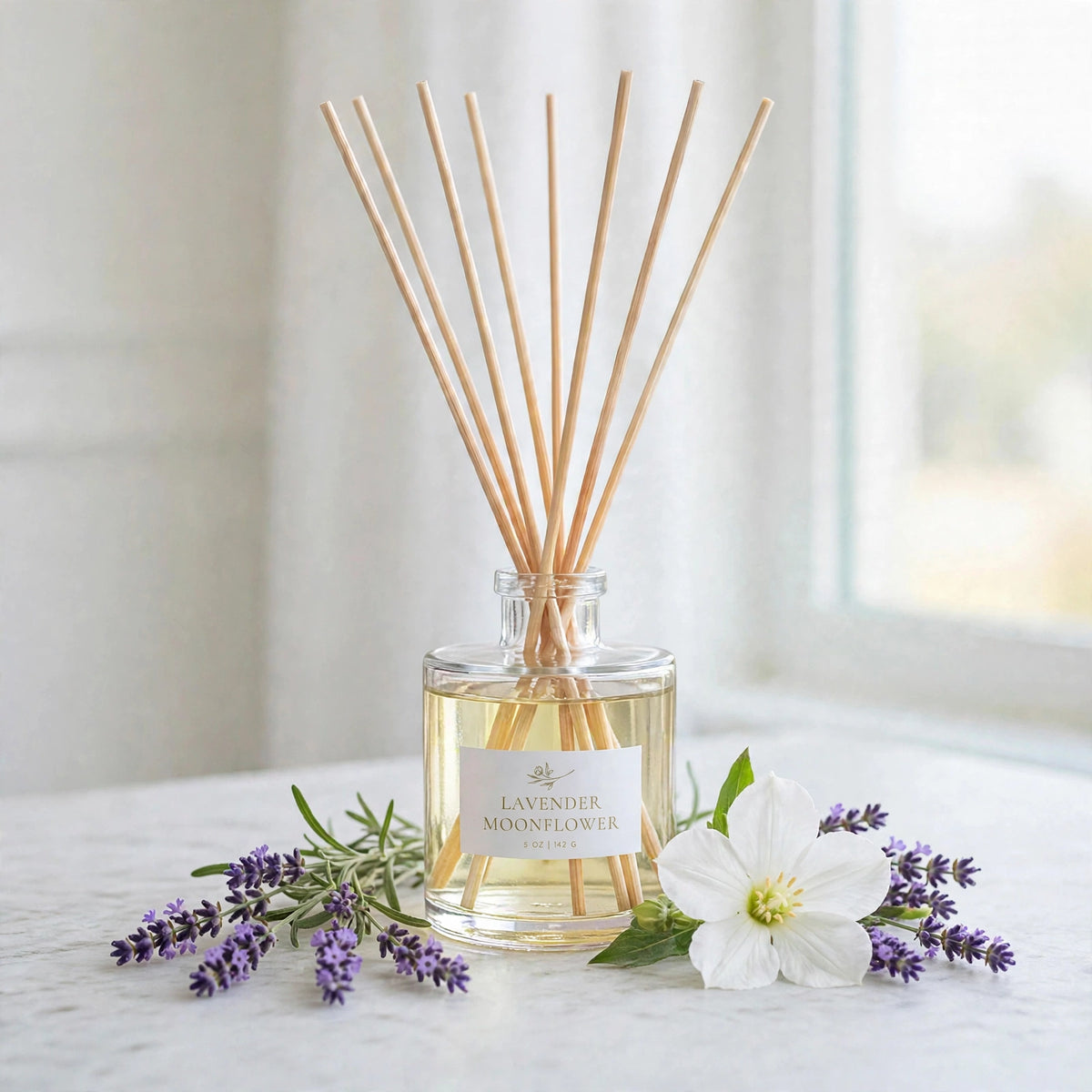 Lavender Moonflower Reed Diffuser