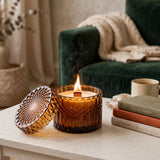 Pistachio Saffron Vintage Glass Candle