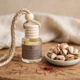 Pistachio Saffron car diffuser with pistachios and saffron