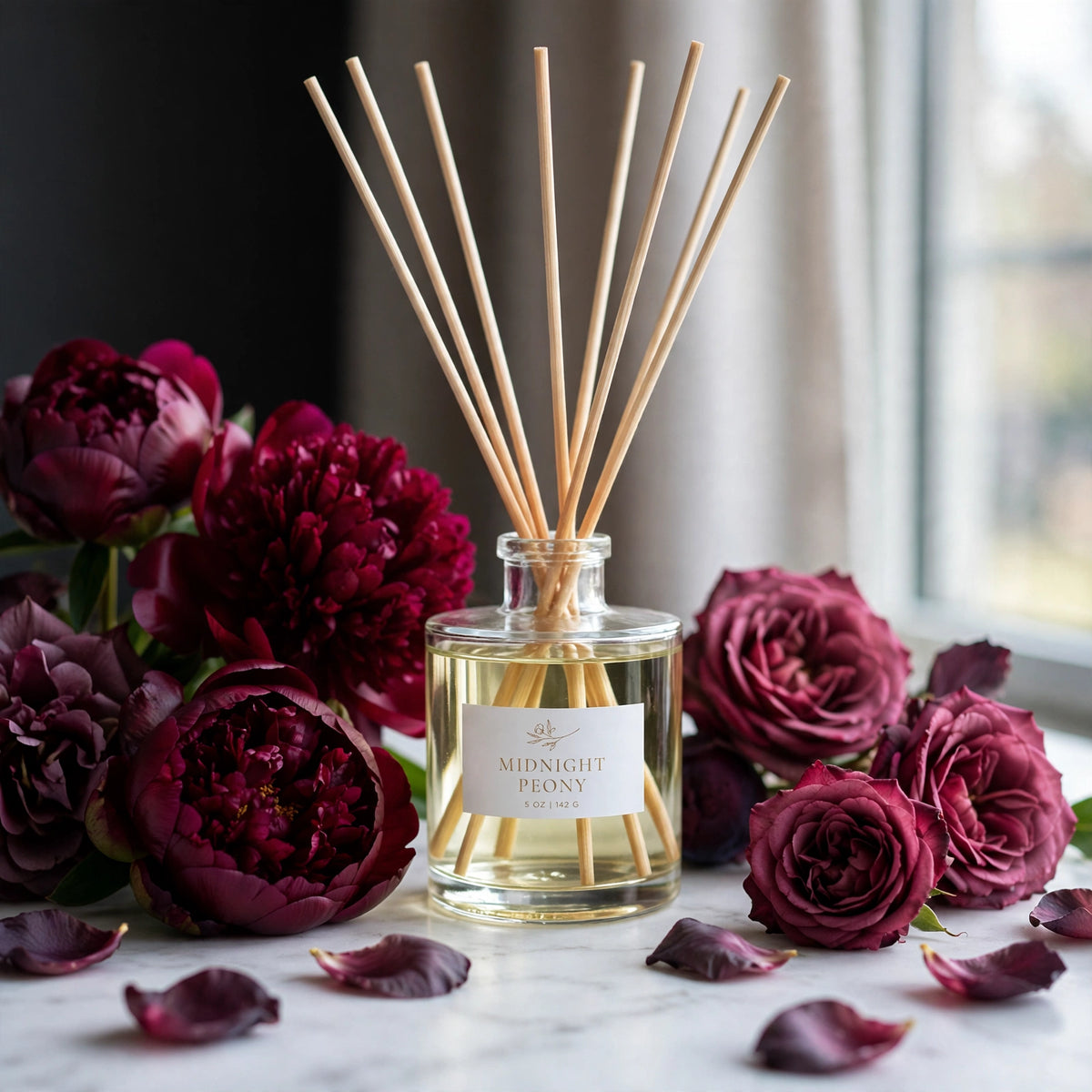 Midnight Peony Reed Diffuser