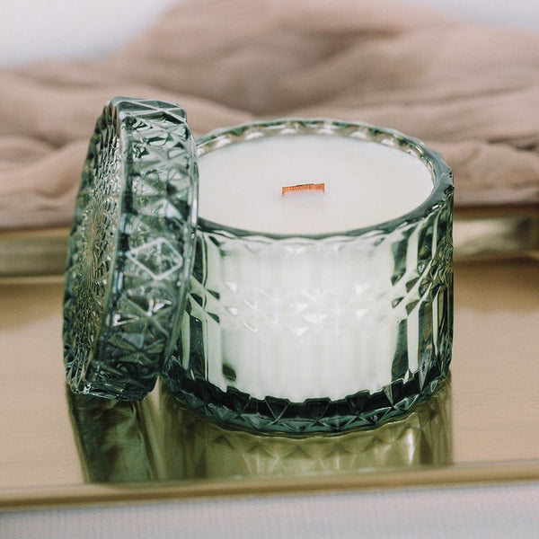 Salted Coconut Vintage Glass Candle