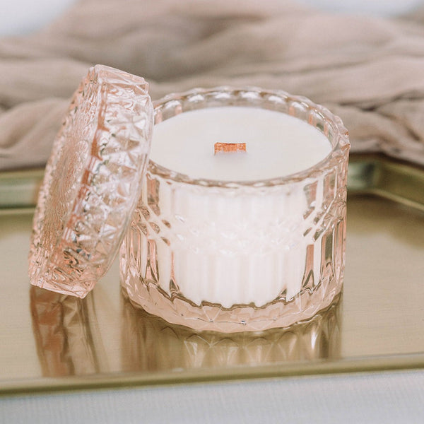 White Tea Jasmine Vintage Glass Candle