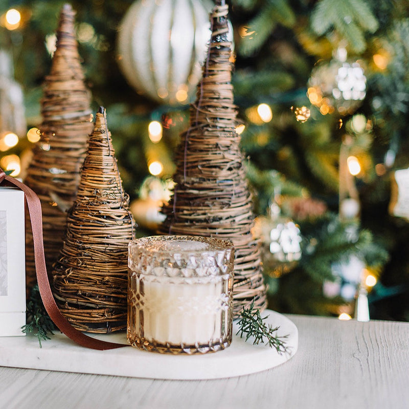 Butterscotch Bourbon Vintage Glass Candle