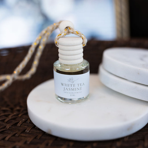 White Tea Jasmine Car Diffuser