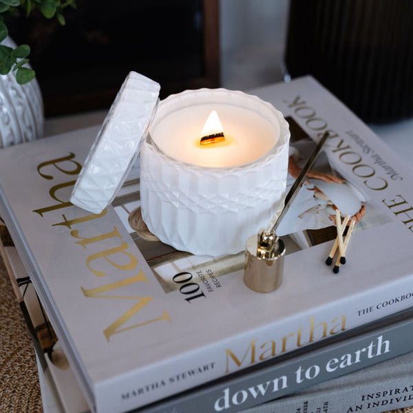 Cashmere Vanilla Vintage Glass Candle