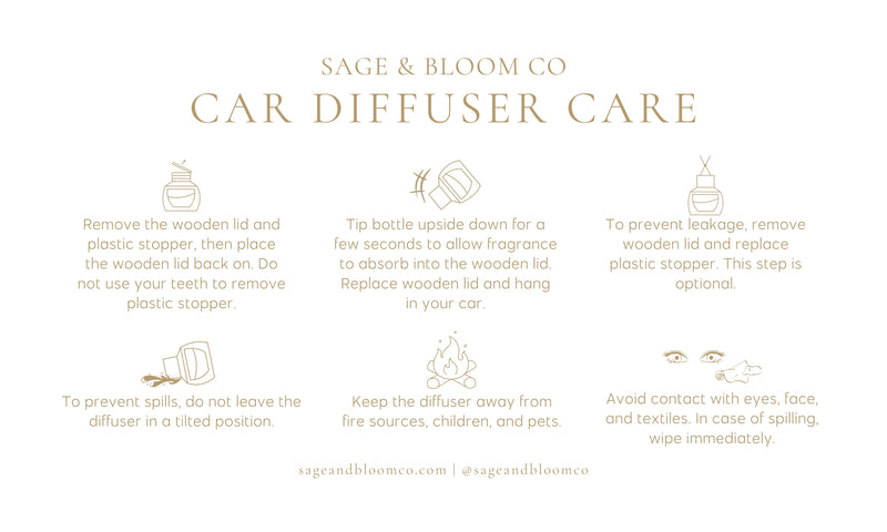 Butterscotch Bourbon Car Diffuser
