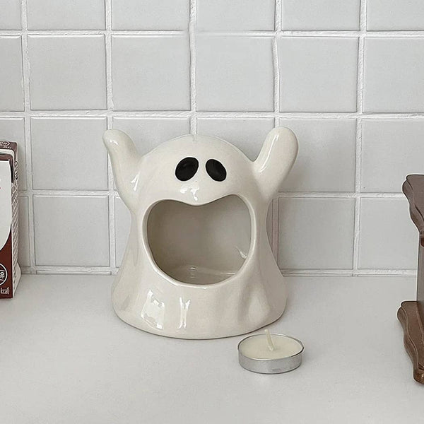 Ceramic Ghost Tea Light Holder