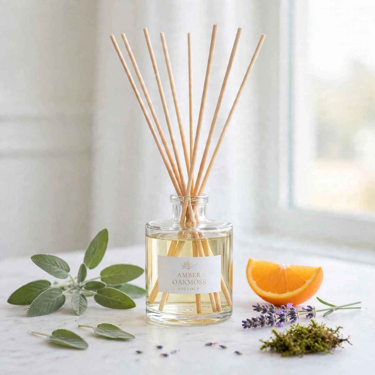 Amber Oakmoss Reed Diffuser
