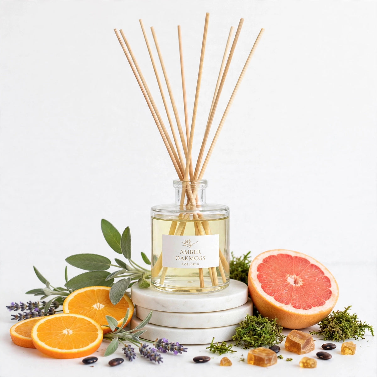 Amber Oakmoss Reed Diffuser