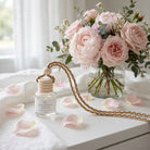 Blushing Peony car diffuser on vanity