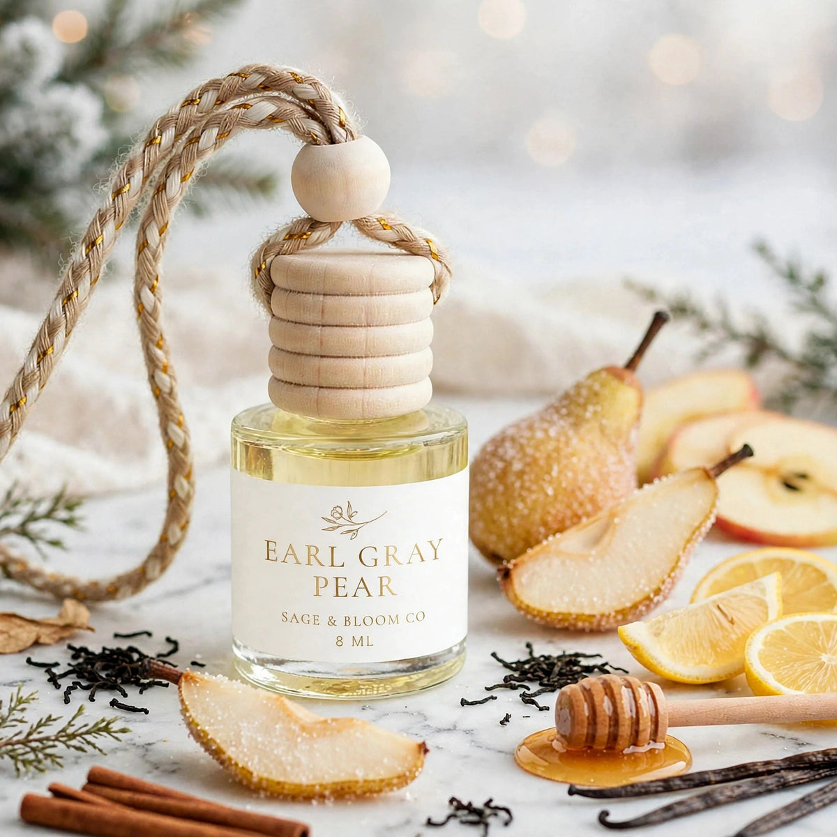 Earl Gray Pear styled product photo
