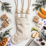 Gingham car diffusers in a holiday stocking