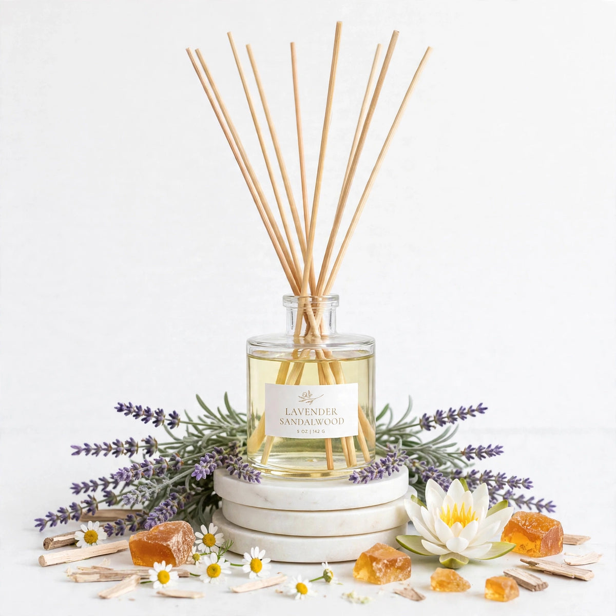 Lavender Sandalwood Reed Diffuser