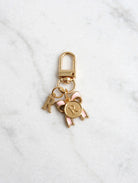 Bow Initial Bag Charm - Letter Charm - R