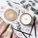 Cozy Flannel Vintage Glass Candle