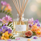 Fig Tree Freesia Reed Diffuser label close-up