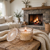 Fireside Marshmallows Vintage Glass Candle