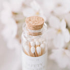 Mini Apothecary Matches cork top close-up