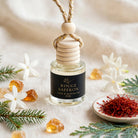 Rouge Saffron car diffuser styled with jasmine, saffron, fir, cedar and amber