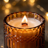 Pistachio Saffron Vintage Glass Candle