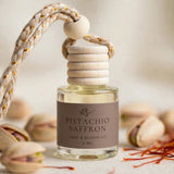 Pistachio Saffron car diffuser close-up