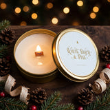 White Birch Pine Travel Tin Candle