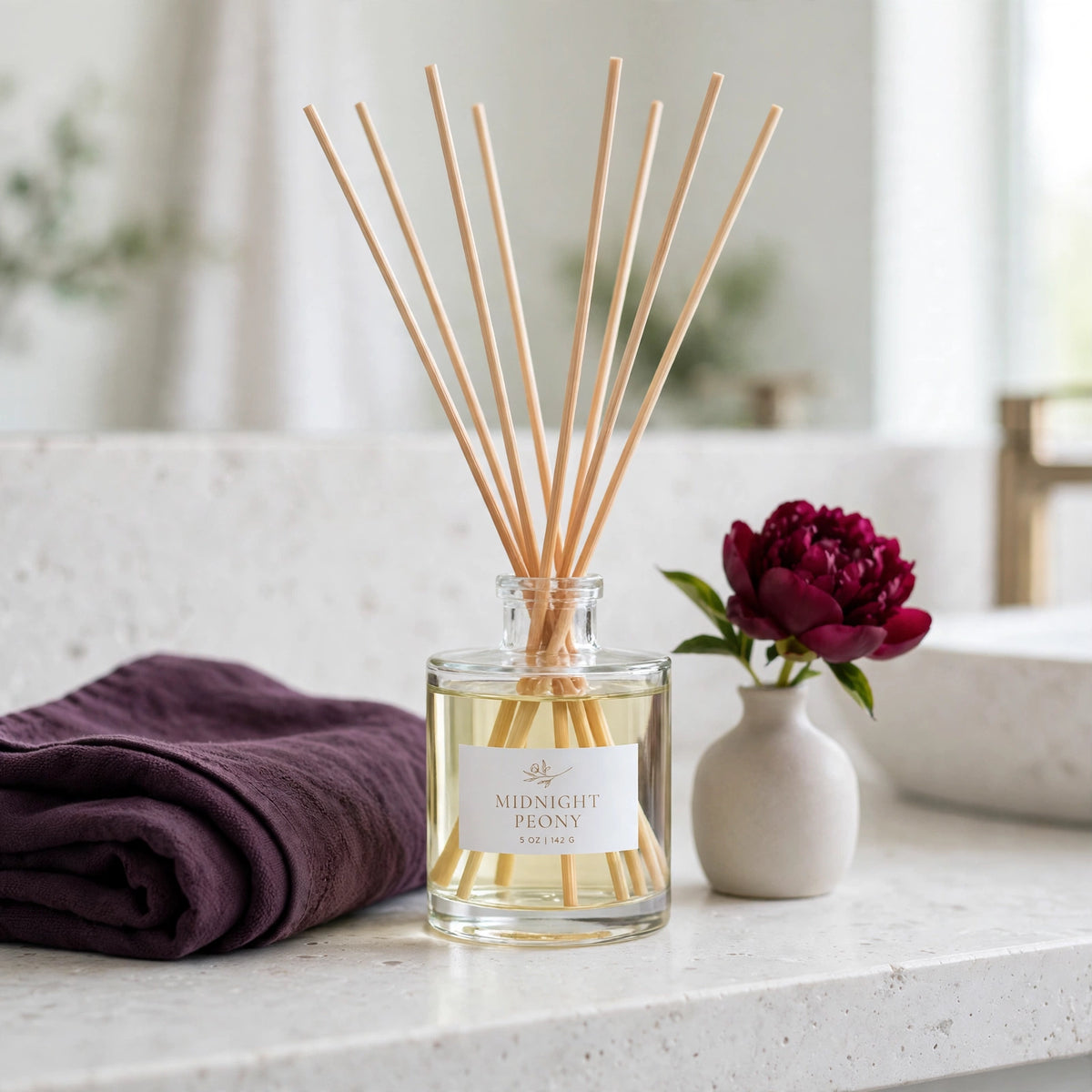 Midnight Peony Reed Diffuser
