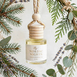 Nordic Nights hanging botanical photo