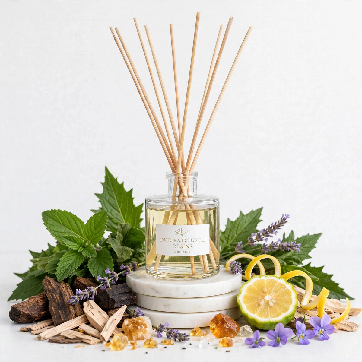 Oud Patchouli Resins Reed Diffuser