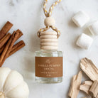 Vanilla Pumpkin Santal car diffuser flat lay