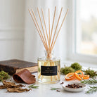 Woody Leather Brandy Reed Diffuser
